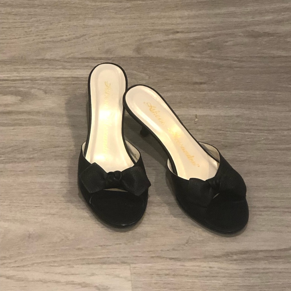 Athena Alexander Open Toe Heels - Picture 2 of 6